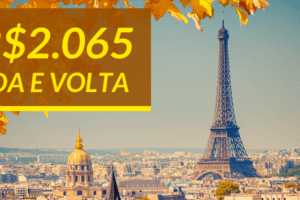 paris promoção passagem aérea