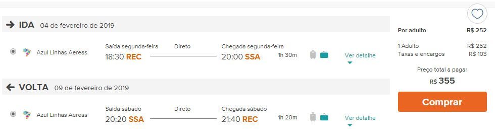 preços baixos nordeste voos