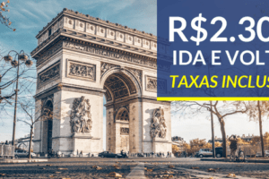 promoção de passagens frança