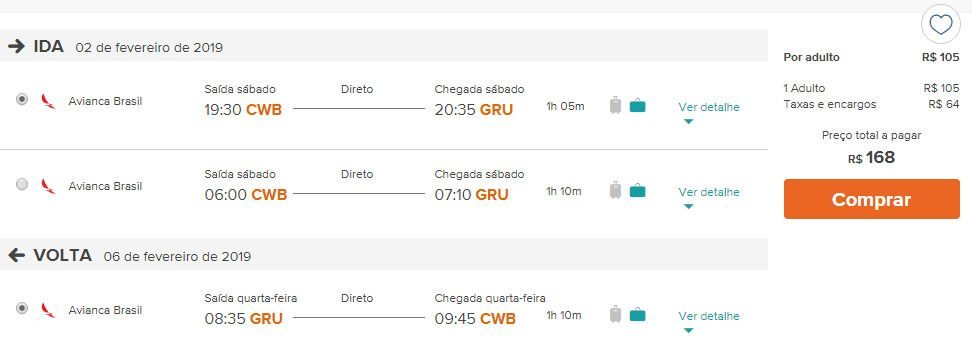 voos promoção são paulo