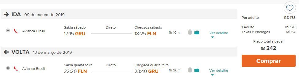 passagens aéreas baratas florianópolis sc