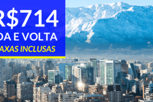 promoção passagens santiago chile