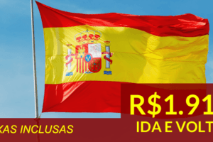 espanha promoção relâmpago passagem aérea