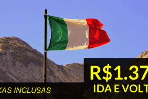 super promoção passagens itália