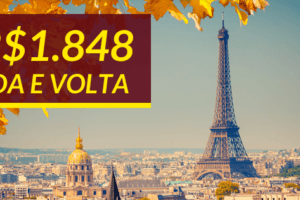 promoção de passagem para paris