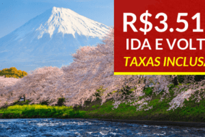 promoção japão passagens aéreas