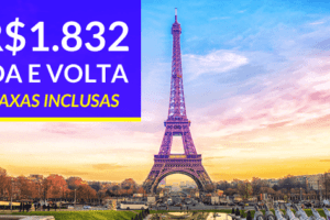 promoção paris passagens aéreas