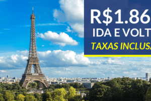 promoção paris passagens viagem