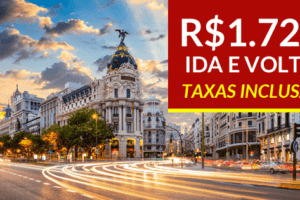 promoção passagem aérea espanha