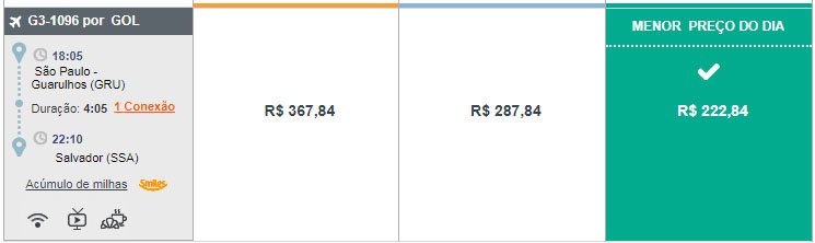 gol oferta passagem promoção