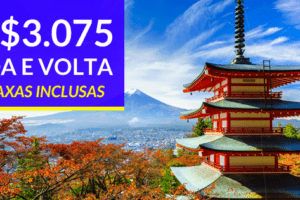 japão promoção passagem aérea