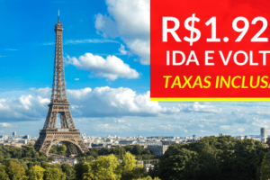 passagens baratas paris frança