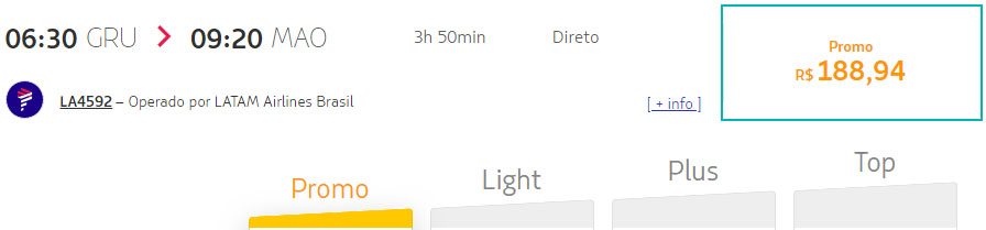 passagens latam voos em promoção