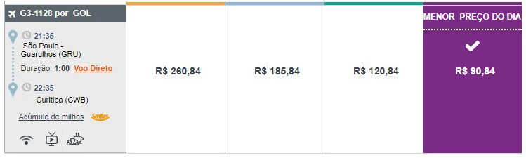 promoção gol voo promocional