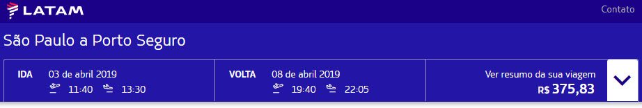 voos latam promoção de pasasgens aéreas