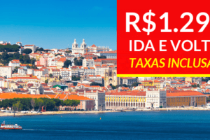 lisboa promoção passagens relâmpago