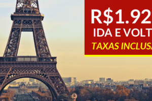 paris passagens em promoção