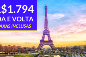 promoção de passagens paris frança