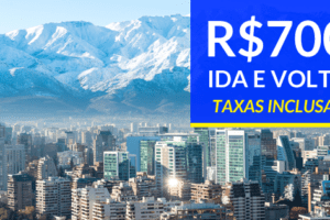 promoção santiago chile passagens