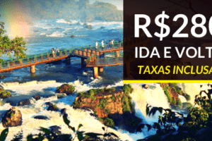 oferta passagem foz do iguaçu