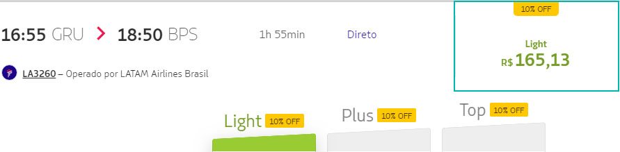 passagens aéreas latam na promoção