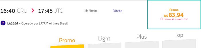 passagens latam em promoção relâmpago