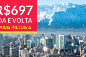 promoção passagens aéreas santiago chile