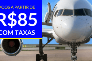 passagem aérea na promoção