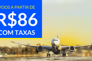 promoção passagens aéreas