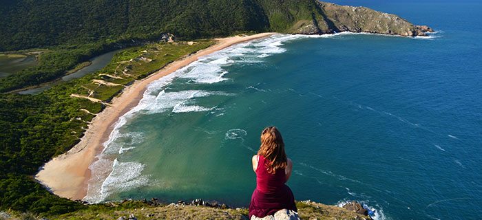 Praia em Florianópolis SC