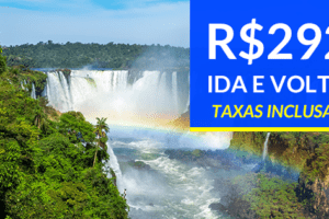 promoção passagens foz do iguaçu