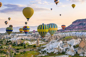 balões paisagem turquia