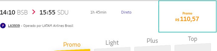 voos em promoção relâmpago latam