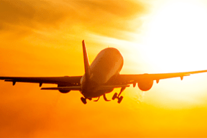 avião rota do sol