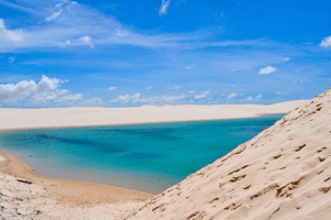 Lençóis Maranhenses lagoa azul