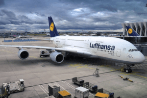 avião lufthansa
