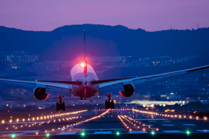 Avião madrugada