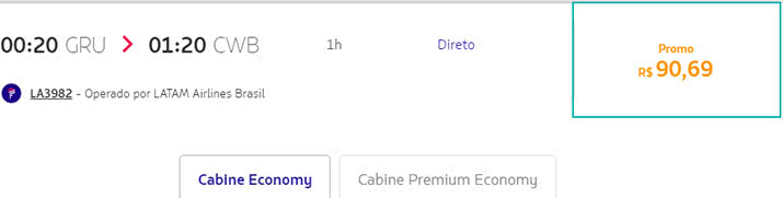 Latam passagens promoção