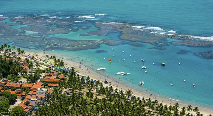 Porto de Galinhas Beach, Ipojuca, near Recife, Pernambuco, Brazi