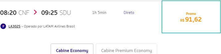 Promoção relâmpago Latam oferta