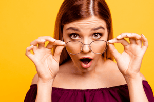 Pessoa impressionada