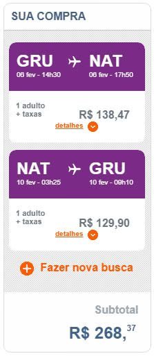 Super promoção GOL passagens