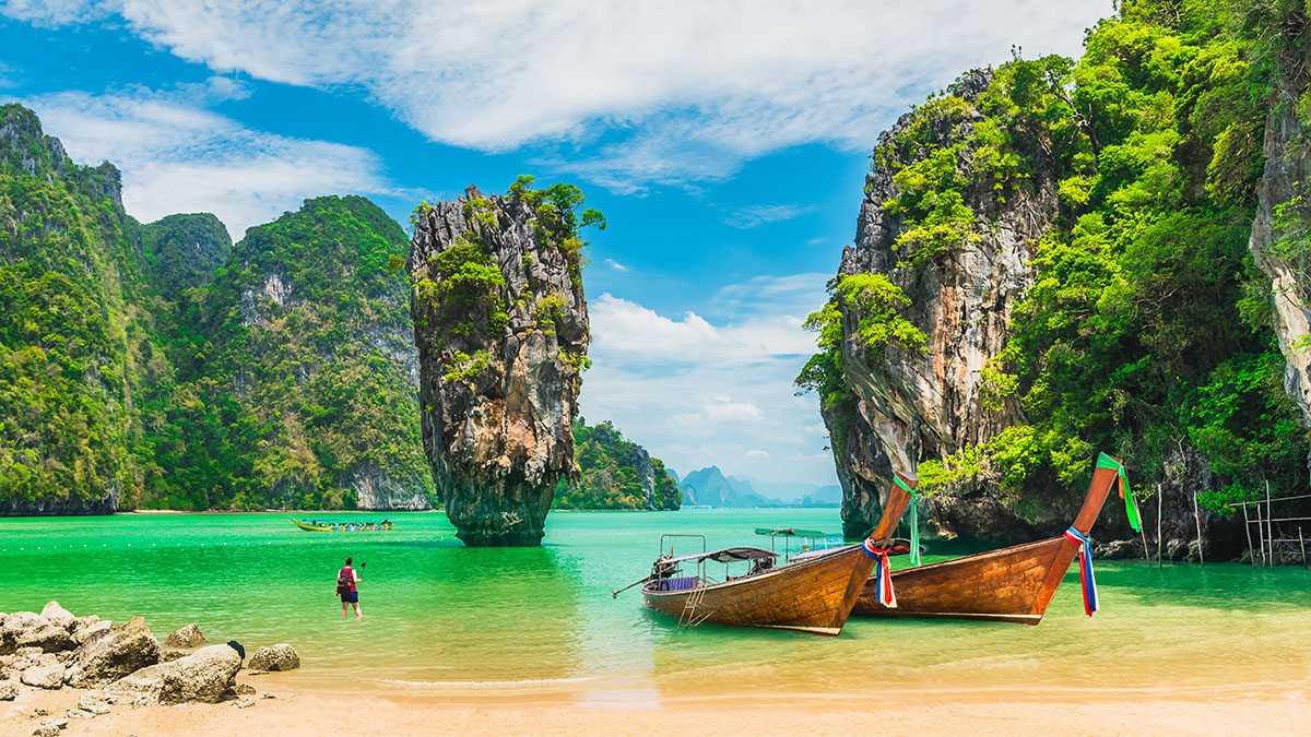 Praia na Tailândia