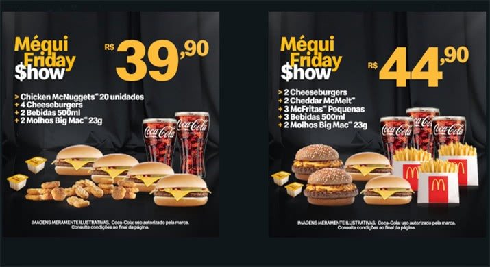 Promoção Méqui Friday Show 2020