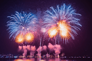 Réveillon fogos de artifício