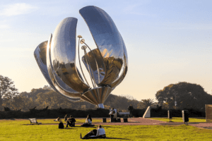 Flor metálica Buenos Aires