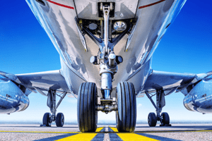 Avião trem de pouso