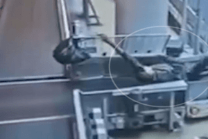 passageiro na esteira