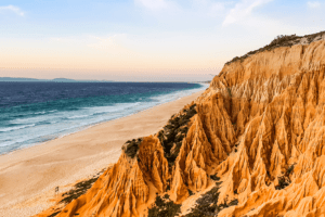 Praia chique em Portugal