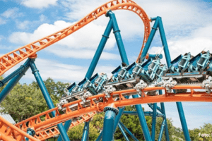 montanha russa do seaworld